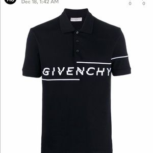 Givenchy black T-shirt black shirt 2x did not fit never worn new